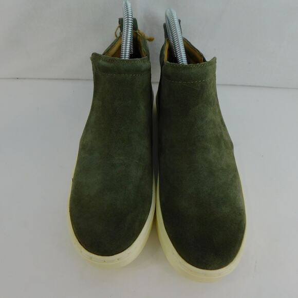 Sofft Women's Army Green Suede Britton Chelsea Waterproof Leather Size 6 New - Picture 3 of 11